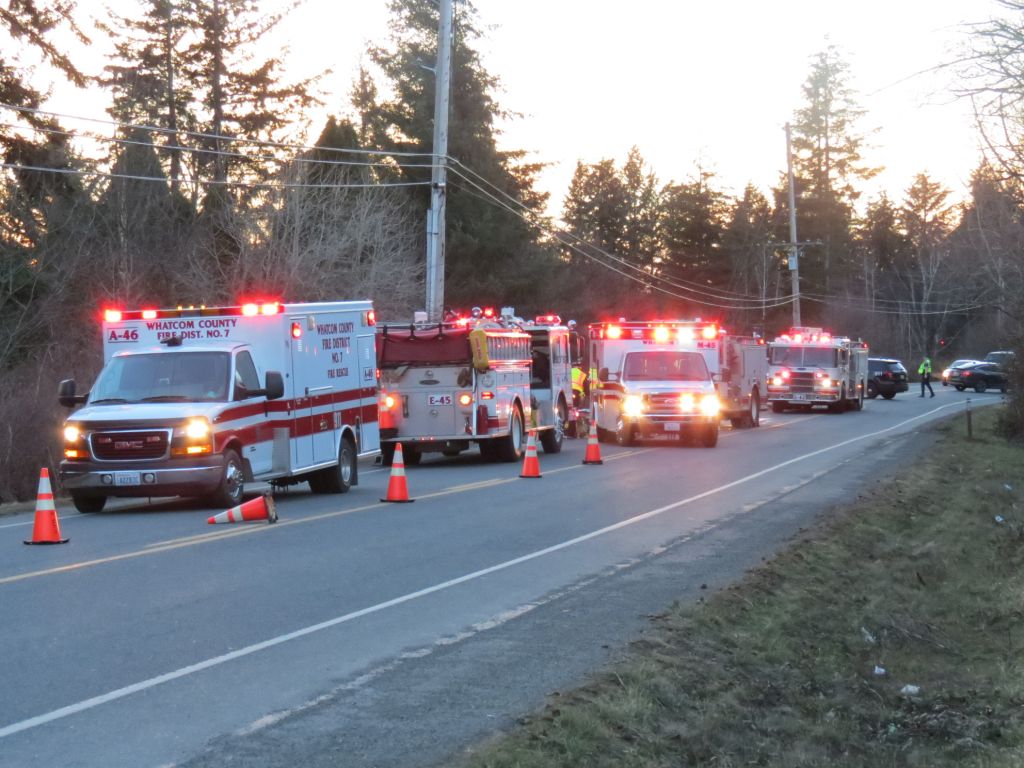 Crash scene on Grandview Road News