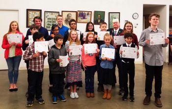 custer vfw - Voice of Democracy winners photo custer vfw auxiliary 9474