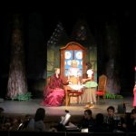 Full stage with orchestra during FHS's Cinderella dress rehearsal (February 22, 2017). Photo: Whatcom News