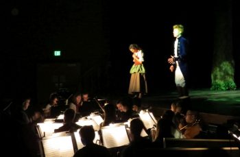 orchestra performing during fhs cinderella dress rehearsal 2017-02-22