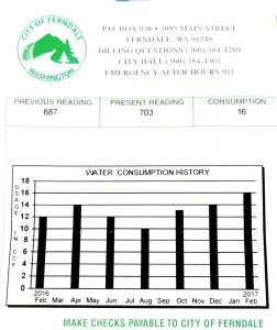 cof water bill snippet