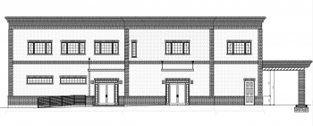 initial building design drawing provided to COF R-T Design
