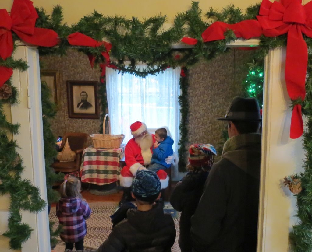 Guests meet Santa during Ferndale Heritage Society's 2016 Olde Fashioned Christmas (December 3, 2016). Photo: My Ferndale News