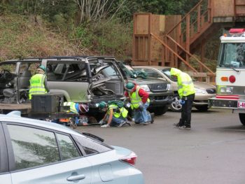 CERT 89 final exercise - team works to extricate victim