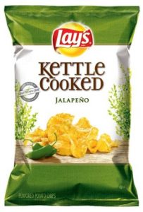 Jalapeño Flavored Lay’s Kettle Cooked potato chips