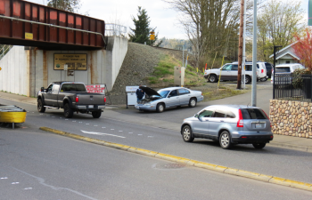 distracted driving emphasis patrol observer on Main Street 2017-04-10