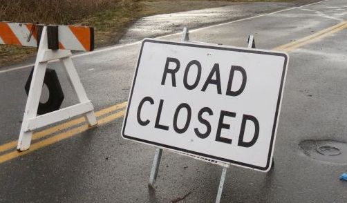 road closed