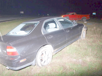 two cars in median after I-5 collision n of slater road photo WSP optimized