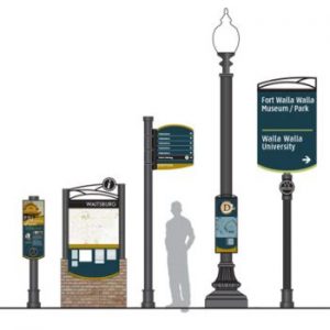 wayfinding signage designed by Merje Design