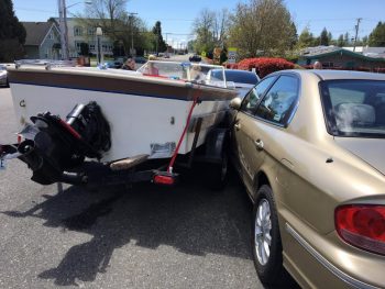 2 runaway boat hits parked cars 2017-05-07 photo reader