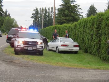 Ferndale Police secured the stolen vehicle (June 18, 2017). Photo: Discover Ferndale