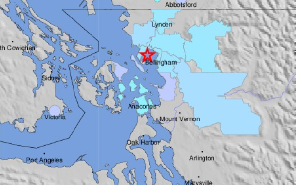 "Did you feel it?" map of 3.0 quake 2017-06-29 0140