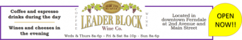 leader block wine and coffee 730x open now