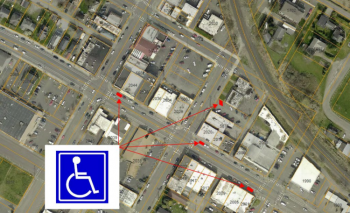 new handicapped parking stall locations in downtown ferndale graphic from cof 2017-06-20