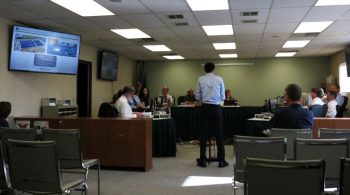 city council meeting 2017-07-17 wilson engineering speaking about wastewater treatment plant design