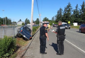 sm toyota pup crash between pole fence w smith rd 2017-07-06 2