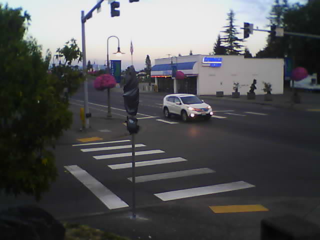 stop signs remain covered at 1st and main 2017-07-11