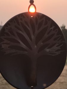 Smoky red sun peering through the haze last night 2017-08-02 photo tonni puhan