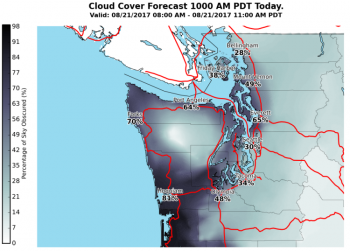 cloud cover forecast for 2017-08-21 eclipse