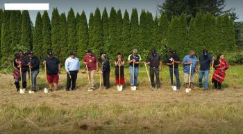 lummi nation truck stop ground breaking ceremony 2017-08-01 photo Elli Kinley