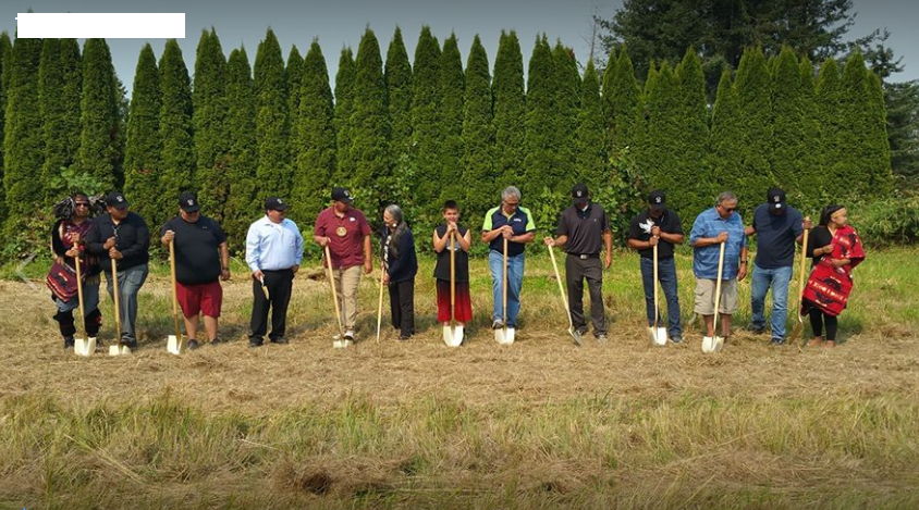 lummi nation truck stop ground breaking ceremony 2017-08-01 photo Elli Kinley
