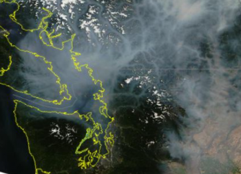 visible satelitte image 2017-08-01 PNW Smoke Cooperaters