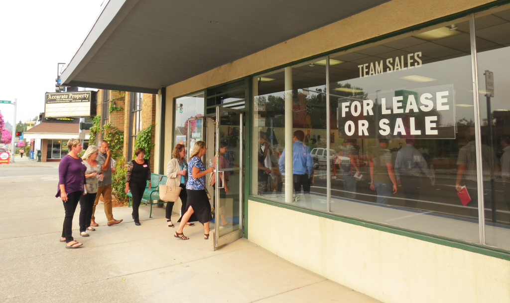 commercial real estate professionals tour downtown ferndale