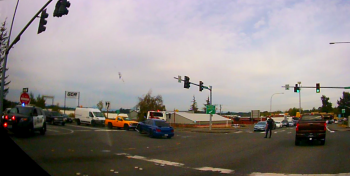 crash scene at main and I-5 NB ramps 2017-09-22 1600