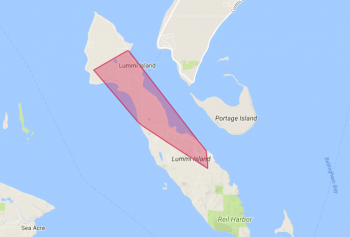 outage on lummi island 2017-11-3 0030