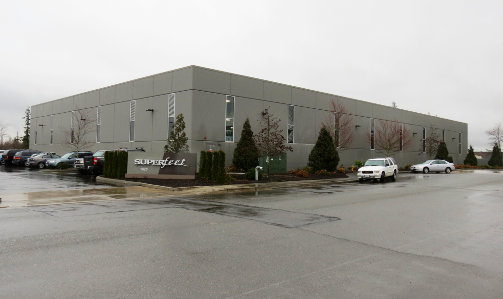 Superfeet headquarters and manufacturing facility in Ferndale (March 3, 2017). Photo: My Ferndale News