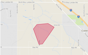 custer area power outage pse map 2018-01-21 0750