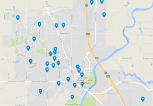 ferndale chamber of commerce 2018 garage sale map cropped
