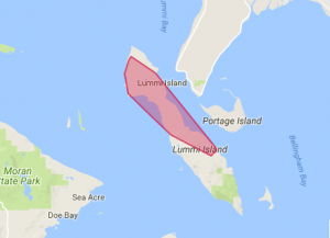 lummi island power outage pse map 2018-01-21 0700