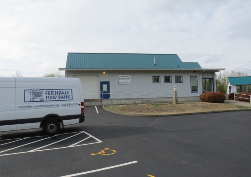 Ferndale Food Bank building and delivery van (September 17, 2017). Photo: Whatcom News