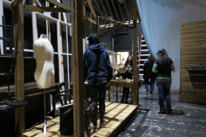stage crews and actors hustle around just before dress rehearsal for fiddler on the roof 2 2018-02-21
