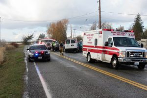 crash scene south of w smith rd on pacific hwy 2018-03-27