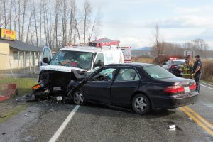 crash scene south of w smith rd on pacific hwy 2018-03-27