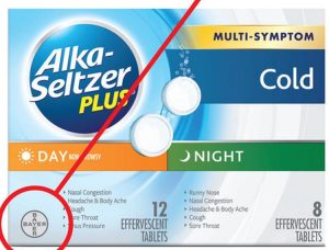 alka seltzer plus package