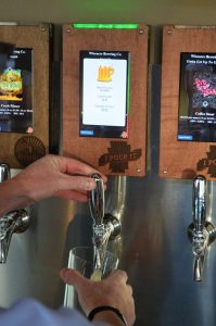 self service tap with screen display w-700x