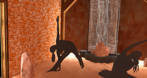 flowmotion proposed himalayan salt cave with yoga silhouettes 2018-03