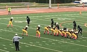 Youth football game at Civic Field in Bellingham. Courtesy of Bill McCormack