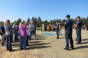bus drivers receive last minute reminders and guidance from NWFR