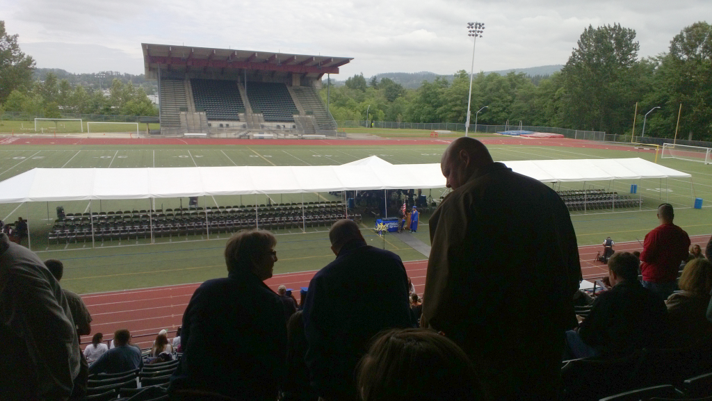FHS graduation ceremony at Civic Field in Bellingham (June 8, 2013). Photo: My Ferndale News
