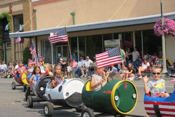 One of the many entries in the 2018 Whatcom Old Settlers Grand Parade in Ferndale (July 28, 2018). Photo: My Ferndale News