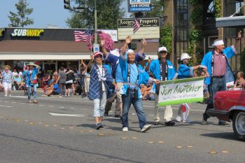 One of the many entries in the 2018 Whatcom Old Settlers Grand Parade in Ferndale (July 28, 2018). Photo: My Ferndale News