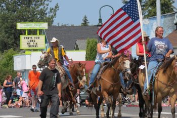 One of the many entries in the 2018 Whatcom Old Settlers Grand Parade in Ferndale (July 28, 2018). Photo: My Ferndale News