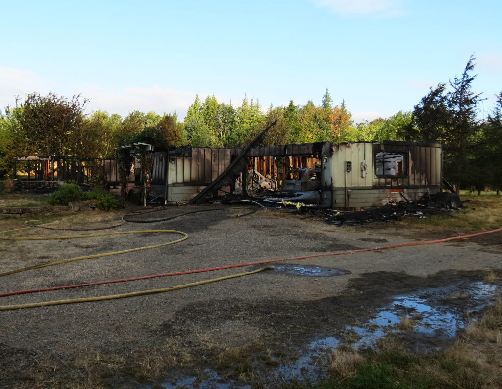home in 2300 block of brown rd is total loss after fire 2018-07-18