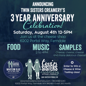 twin sisters creamery 2018 anniversary 300x
