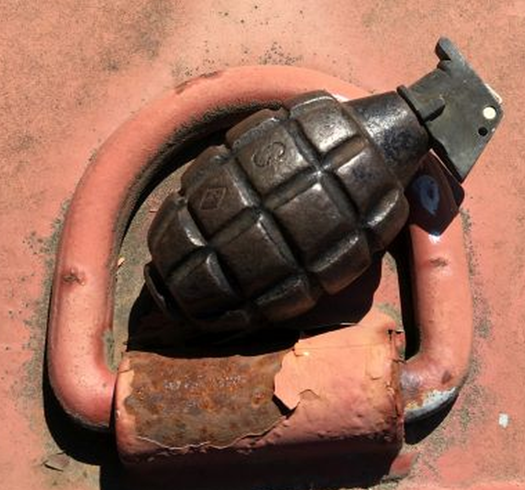 grenade turned in to the FPD station 2018-08-08