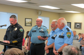 chief turner introduces new SCOPE volunteers